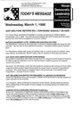 House Democratic Leadership newsletter "Today's Message: GOP welfare reform bill continues assault on kids", 1 March 1995 by House Democratic Leadership