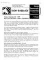 House Democratic Leadership newsletter "Today's Message: GOP cuts school lunch program", 24 February 1995 by House Democratic Leadership