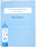 U.S. Policy Towards Undocumented Salvadorans, Mini Brief Number MB82223 (Library of Congress, Major Issues System), 8 August 1983 by Library of Congress. Congressional Research Service.