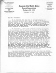 Letter from John Joseph Moakley to President Ronald Reagan urging him not to allow Salvadoran troops to be trained in the United States, 1 February 1982 by John Joseph Moakley