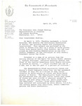 Correspondence between John Joseph Moakley the Massachusetts Black Legislative Caucus regarding busing including a list of demands, April-May 1976 by John Joseph Moakley and Massachusetts Black Legislative Caucus