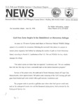 News release, Gull-Free zone Begins to be Established on Monomoy Refuge, 24 June 1996 by U.S. Fish and Wildlife Service