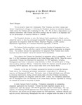 "Dear Colleague" letter from John McCain, John Kerry, Chuck Hagel, Bob Kerrey, Max Cleland, and Chuck Robb to members of Congress endorsing the extension of the Jackson-Vanik waiver for Vietnam and the opposition of H.J. Res. 120, 23 July 1998 by John McCain and John Kerry