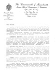 Letter from Massachusetts Secretary of Transportation Fred Salvucci to Congressman John Joseph Moakley regarding the launch of a public participation program to promote the Central Artery/Third Harbor Tunnel Project, circa 1987 by Fred Salvucci