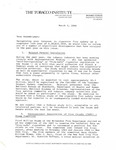 Letter from Richard Scanlan of the Tobacco Institute to New York Assembly Member Pete Grannis regarding their stance on fire-safe cigarette legislation, 3/5/1984 by Richard Scanlan