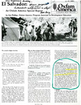 A copy of an Oxfam America Special Report on El Salvador sent to Congressman John Joseph Moakley from a constituent and a letter from members of Congress to Secretary of State Alexander Haig regarding the murder of American nuns in El Salvador, 1982 by Jim Phillips