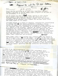 Draft constituent letter regarding Congressman John Joseph Moakley's position in opposition to President Ronald Reagan's decision to certify human rights progress in El Salvador by James P. McGovern