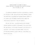 Opening Statement of Congressman John Joseph Moakley before the Subcommittee on Rules of the House regarding H.R. 618 and H.R. 1409, undated by John Joseph Moakley