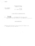 Discussion Draft of H.J.RES. 399 in the House of Representatives introduced by Congressman Gerry E. Studds declaring President Reagan's certification with respect to El Salvador to be null and void, 25 January 1982 by Gerry E. Studds