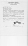 Letter from J. Bernard Robinson of the ABC Forum on Cuba, Inc. inviting Congressman John Joseph Moakley to participate in a trip to Cuba., 14 December 1995 by Bernard J. Robinson