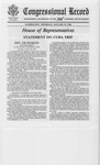 Congressman John Joseph Moakley's Statement on Cuba Trip in the Congressional Record, 25 January 1996 by John Joseph Moakley