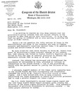 Letter from Congressman John Joseph Moakley to President Bill Clinton expressing concern over US policy towards Cuba, 12 April 1995 by John Joseph Moakley