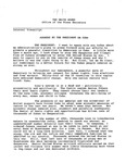 Internal transcript of an address by President Bill Clinton about Cuba policy, 26 June 1995 by Bill Clinton