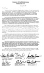 Dear Colleague letter from Representative Ileana Ros-Lehtinen and others in support of the Helms-Burton Cuban Embargo bill (H.R. 927) and the Cuban Democracy Act of 1992, 17 January 1997 by Ileana Ros-Lehtinen