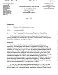 Memo about hearing on U.S. Economic and Trade Policy Toward Cuba, 4 May 1998 by United States. Congress. House. Committee on Ways and Means.