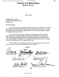 Letter from members of Congress to President Fidel Castro urging the release of political prisoners, 16 July 1998 by John Joseph Moakley