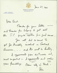 Thank you letter from Representative James P. McGovern to Carol Pryor related to her work with the Jamaica Plain Committee on El Salvador by James P. McGovern