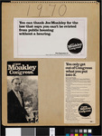Campaign scrapbook covering John Joseph Moakley's unsuccessful 1970 bid for Congress