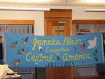 Jamaica Plain Committee on Central America banner, circa 2001 by Jamaica Plain Committee on Central America