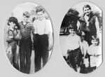 Two images of Congressman John Joseph Moakley's family, 1930s by unknown