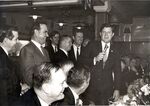 John Joseph Moakley and Edward M. "Ted" Kennedy at Saint Patrick's Day Luncheon in South Boston, Mass., 1960s by unknown