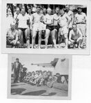 Two prints of John Joseph Moakley and fellow servicemen during World War II, 1940s by unknown