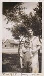 John Joseph Moakley and his maternal aunt, Nora, 1934 by unknown