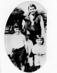 Mary Moakley with her three sons, 1930s by unknown