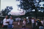 Welcome sign at Santa Marta Celebration, November 1997 by unknown