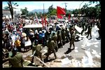 Demonstration in Estado Mayor, 1987 by unknown