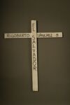 Wooden cross for Rigoberto Sanchez by unknown