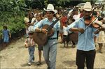 Salvadoran musicians in parade, 1991 by unknown