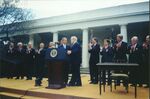 John Joseph Moakley Courthouse Bill signing ceremony at White House, 3/13/2001 by unknown