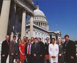 Group photograph of John Joseph Moakley's congressional staff (Washington office), undated by unknown