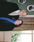 John Joseph Moakley with Sheila Hill at the Moakley Portrait Unveiling Ceremony, 2001 by unknown