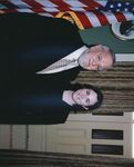 John Joseph Moakley with a guest at the Moakley Portrait Unveiling Ceremony, 2001 by unknown