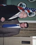 John Joseph Moakley with Dan Dougherty at the Moakley Portrait Unveiling Ceremony, 2001 by unknown