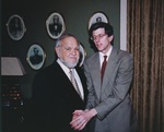 John Joseph Moakley with a guest at the Moakley Portrait Unveiling Ceremony, 2001 by unknown