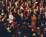 Crowd at the State of the Union Address, #7, January 2001 by unknown