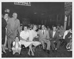 The Moakley's at a Massachusetts State Senate Campaign event in the Torsnay's back yard in South Boston, 1964 by unknown