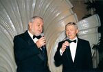 John Joseph Moakley (left) and William Bulger (right) singing at Moakley's Silver Jubilee event by unknown