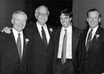 William M. Bulger, John Joseph Moakley, and Robert Kennedy, Jr. and James Brett at an event by unknown