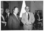 John Joseph Moakley and the Irish Prime Minister Charles Haughey, 1980s-1990s by unknown