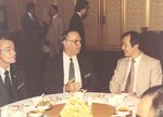 Congressman John Joseph Moakley at dinner event with other members of a congressional delegation to China by unknown