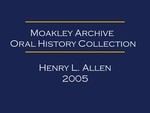 Oral history interview with Henry Allen (OH-042) by Henry L. Allen and Rhea Ramjohn