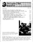 The Eugene O'Neill Newsletter, vol.6, no.1, 1982 by Eugene O'Neill Society