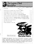The Eugene O'Neill Newsletter vol. 9, nos. 2, 1985 by Eugene O'Neill Society