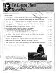 The Eugene O'Neill Newsletter vol. 10, nos. 1, 1986 by Eugene O'Neill Society