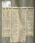 Boston Globe article about Suffolk University Law School alumnus Robert M. Murphy (J.D., 1950), "1st GI in France to Jump Again," 6/4/1969 by Boston Globe
