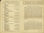 Suffolk University Law School Catalog, September 1933